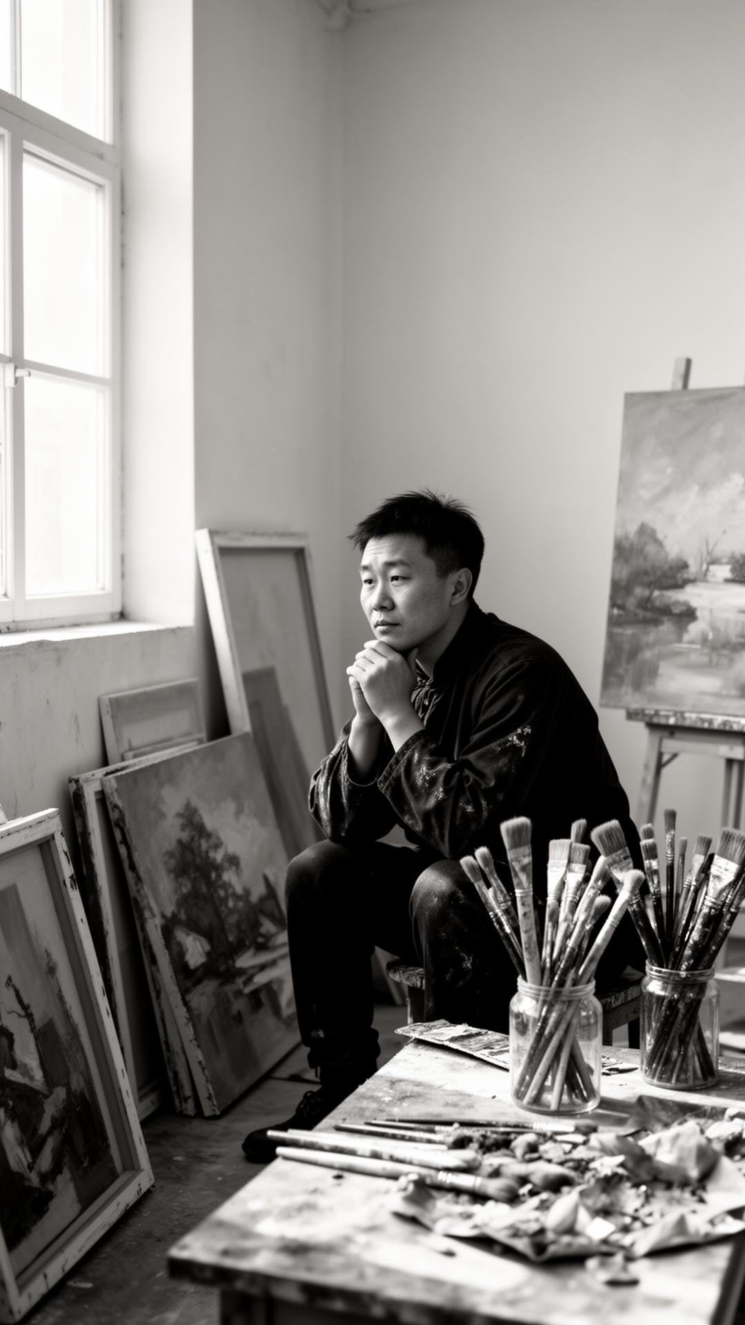 Portrait of the artist